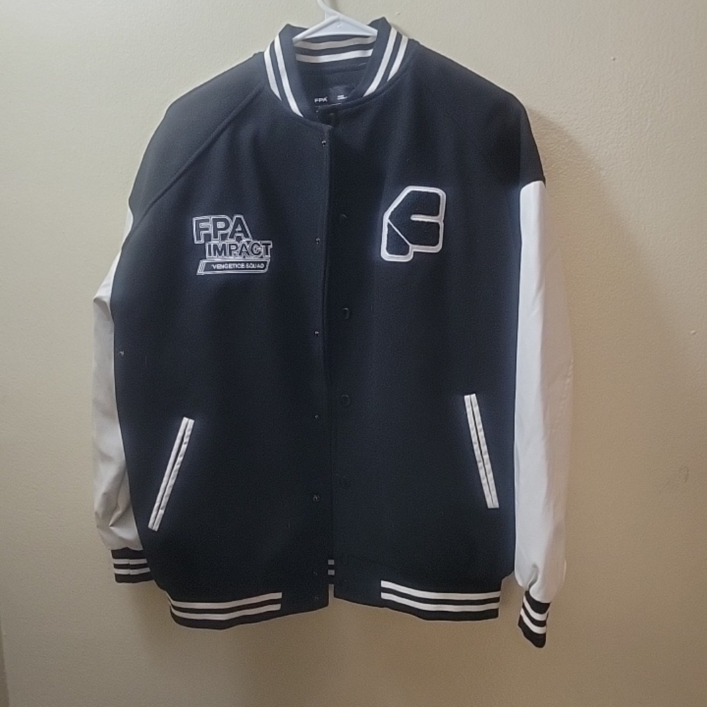 Black and White Varsity Jacket - Picture 6 of 9